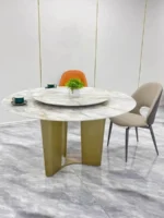 Luxury Rotating Dining Table - Elegant, Functional, Premium Quality for Seamless Entertaining - Image 3