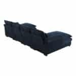 Chenille U-Shaped Modular Sofa with 4 Lumbar Pillows - Comfy Cloud Couch for 6 - Available in 5 Colors - Image 11
