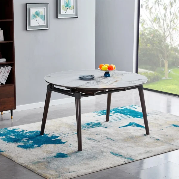 Nordic Round Extendable Dining Tables