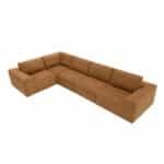 Terry Cloth Modular Sectional Sofa with Wide Seat - 5-Seater - Available in 3 Colors - Image 10