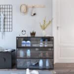 Premium Black Glass Shoe Cabinet with RGB LED Lights – Elegant & Space-Saving Storage Solution - Image 3