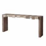 Rustic Step-Block Console Table - Stylish & Durable Entryway Decor - Image 6