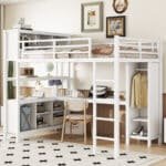 Ultimate Full Metal Loft with Storage – Heavy Duty, Space-Saving Design for Kids, Teens & Adults