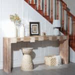 Rustic Step-Block Console Table - Stylish & Durable Entryway Decor - Image 4