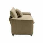 Comfortable Tan Corduroy Lounge Chair – Perfect for Relaxing & Style - Image 6