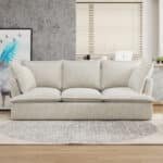 Ultimate Beige Chenille Sectional - Luxurious Comfort & Modern Style for Your Living Room - Image 4