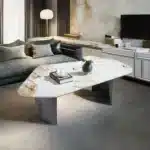 Premium Special-Shaped Slate Coffee Table – Modern, Elegant & Durable for Your Living Room - Image 8