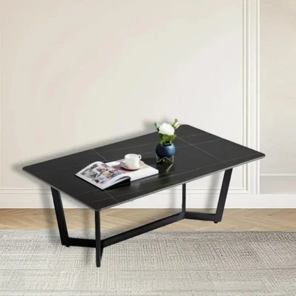 Square Coffee Table Modern Light Luxury Simple Living Room Small Table Home Office Leisure Coffee Table