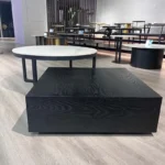 Ultimate Marble Glass Round Coffee Table – Modern Elegance & Functional Design - Image 6