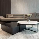 Ultimate Marble Glass Round Coffee Table – Modern Elegance & Functional Design - Image 5