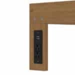 Elegant Queen Size Wood Platform Bed – Solid Pine, No Box Spring Needed - Image 9