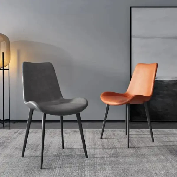 Modern Casual Back Chair Creative Bedroom Comfortable Makeup Chair Home Living Room Dining Chairs