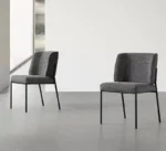 Ergonomic Upholstered Dining Chair with Elegant Design - Versatile Color Options - Image 7