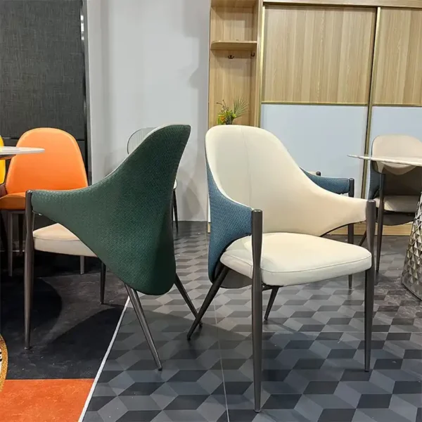 Dining Chair Light Luxury Home Modern Simple Living Room Nordic Leisure Desk Chair Tea Designer Negotiation Chair