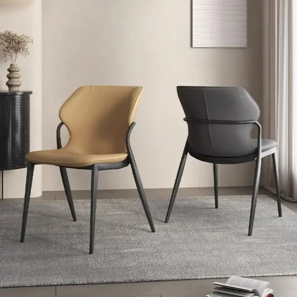 Cadeira Silla Comedor Dinning Chair Leather Nordic Chaise Dining Room Furniture