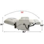 Beige Electric Power Lift Recliner Chair with Dual Motor and Infinite Positioning - Image 10