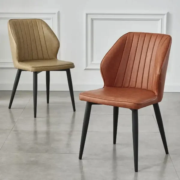 Luxury Comfort Leather Living Room Dining Chair Modern High-Grade Sense Conference Hall Dining Chair