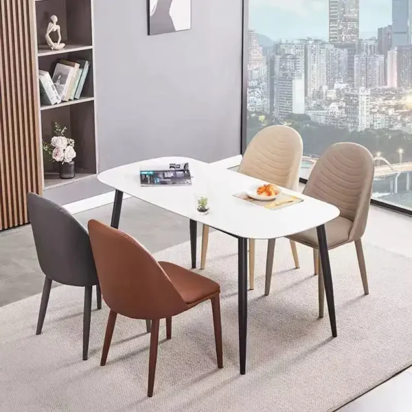 Luxurious Leather Soft Dining Chairs for Elegant Dining Rooms