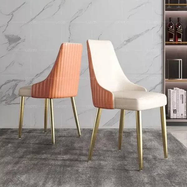 Light Luxury High-end Dining Chair Home Design Retro Hotel Dining Chair Minimalist Makeup Chair