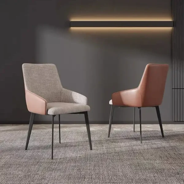 Luxury Dinning Chair Modern High Quality Leather Italian Dining Chair