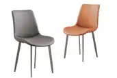 Modern Design Dining Chair Nordic Style Backrest Fit Comfortable Leather Wear-resistant and Waterproof