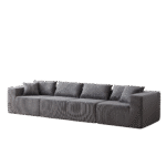 ⁦Corduroy L-Shaped Modular Sofa Set with Minimalist Design - Beige⁩ - الصورة ⁦61⁩