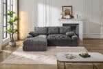 Ultimate Grey Modular L-Shape Sofa – Modern, Comfortable, Easy-Setup Sectional for Stylish Living Rooms