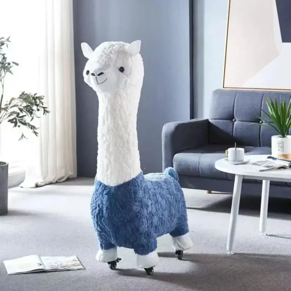 Modern Alpaca Kids Side Chair Low Price Fabric Stool for Bedroom or Living Room Leisure Chair for Apartment Use