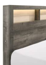 Melamine Queen Bed with Durable Finish - White - Image 4