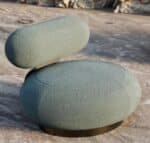 Premium Fabric Armless Backless Sectional Sofa Set - Elegant Grey - Image 4