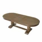 Curved MDF Extendable Dining Table for 6 - Mid Century Modern Style - Image 4