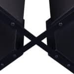 Faux Marble Round Dining Table with Spacious Top for 4 - White - Image 10