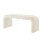 Elegant Cream U-Shaped Ottoman Set for Versatile Home Use - Image 4
