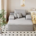 Ultimate Grey Faux Fur Cloud Sofa – Luxurious & Comfortable - Image 5