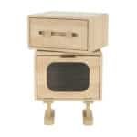 Ultimate Robot-Inspired Wooden Side Table – Stylish, Rotatable & Space-Saving - Image 8