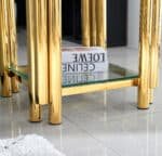 Ultimate Gold Tempered Glass Side Table – Modern & Premium Design - Image 8