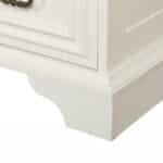 Engineered Wood 7-Drawer Dresser with Antique White and Rustic Brown Finish - Farmhouse Style - Image 8