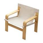 Ultimate White Linen Lounge Chair - Elegant, Comfortable, and Durable Mid-Century Accent Seating - Image 8