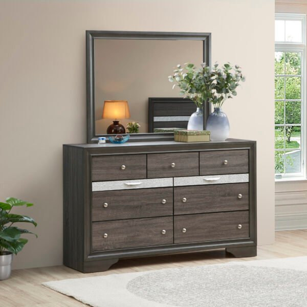 Madrid G02305-D Dresser , Gray