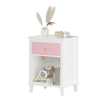 Ultimate Pink MDF Nightstand - Stylish, Sturdy & Space-Saving Bedside Table - Image 12