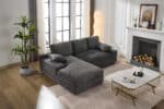 Ultimate Grey Modular L-Shape Sofa – Modern, Comfortable, Easy-Setup Sectional for Stylish Living Rooms - Image 3