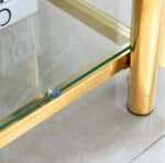 Ultimate Gold Tempered Glass Side Table – Modern & Premium Design - Image 7