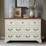 Ultimate Antique White Farmhouse Dresser - Stylish Storage & Timeless Charm