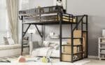 Ultimate Metal Loft Bed with Stairs – Durable, Space-Saving & Stylish for Kids & Teens - Image 12