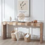Modern Step-Block Console Table - Stylish & Durable Entryway Solution - Image 3
