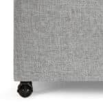 Gray Modular Storage Ottoman – Versatile & Space-Saving - Image 9