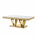 Ultimate Gold Marble Coffee Table - Premium Modern Design - Image 3