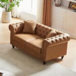 Ultimate Tech Fabric Chesterfield Sofa – Stylish, Durable & Comfortably Elegant - Image 5