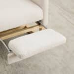 Ultimate Ivory Boucle Nursery Rocking Chair – Premium Comfort & Style - Image 11