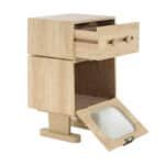 Ultimate Robot-Inspired Wooden Side Table – Stylish, Rotatable & Space-Saving - Image 6